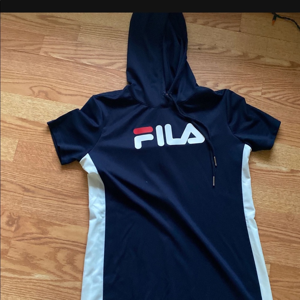 Brand New Fila Long Dress Hoodie Small Medium View 2